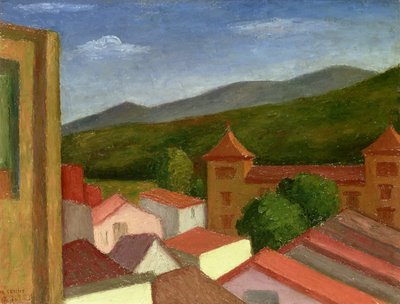 Het klooster, 1934 door Mark Gertler